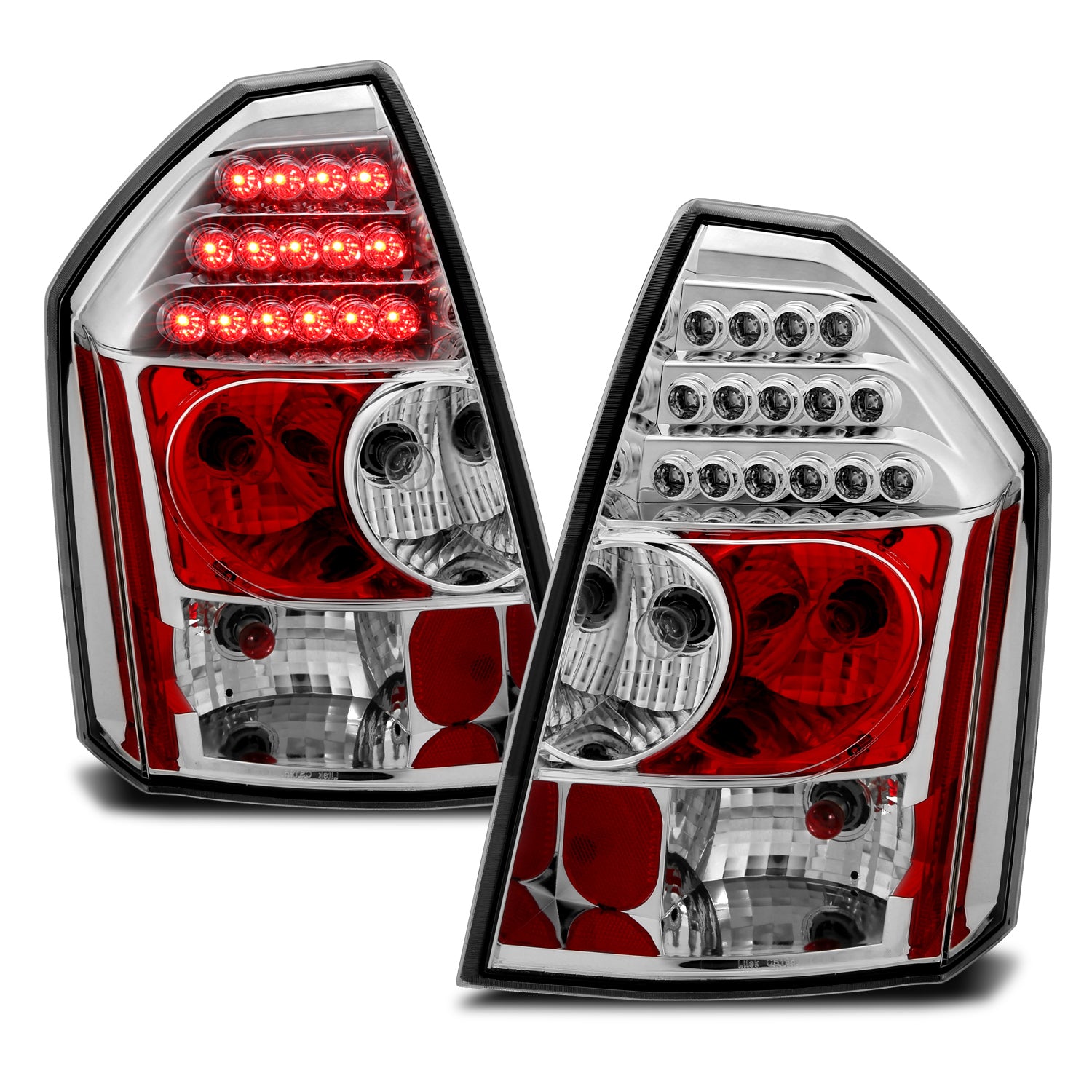 CHRYSLER 300/300C 05-07 LED TAIL LIGHTS CHROME