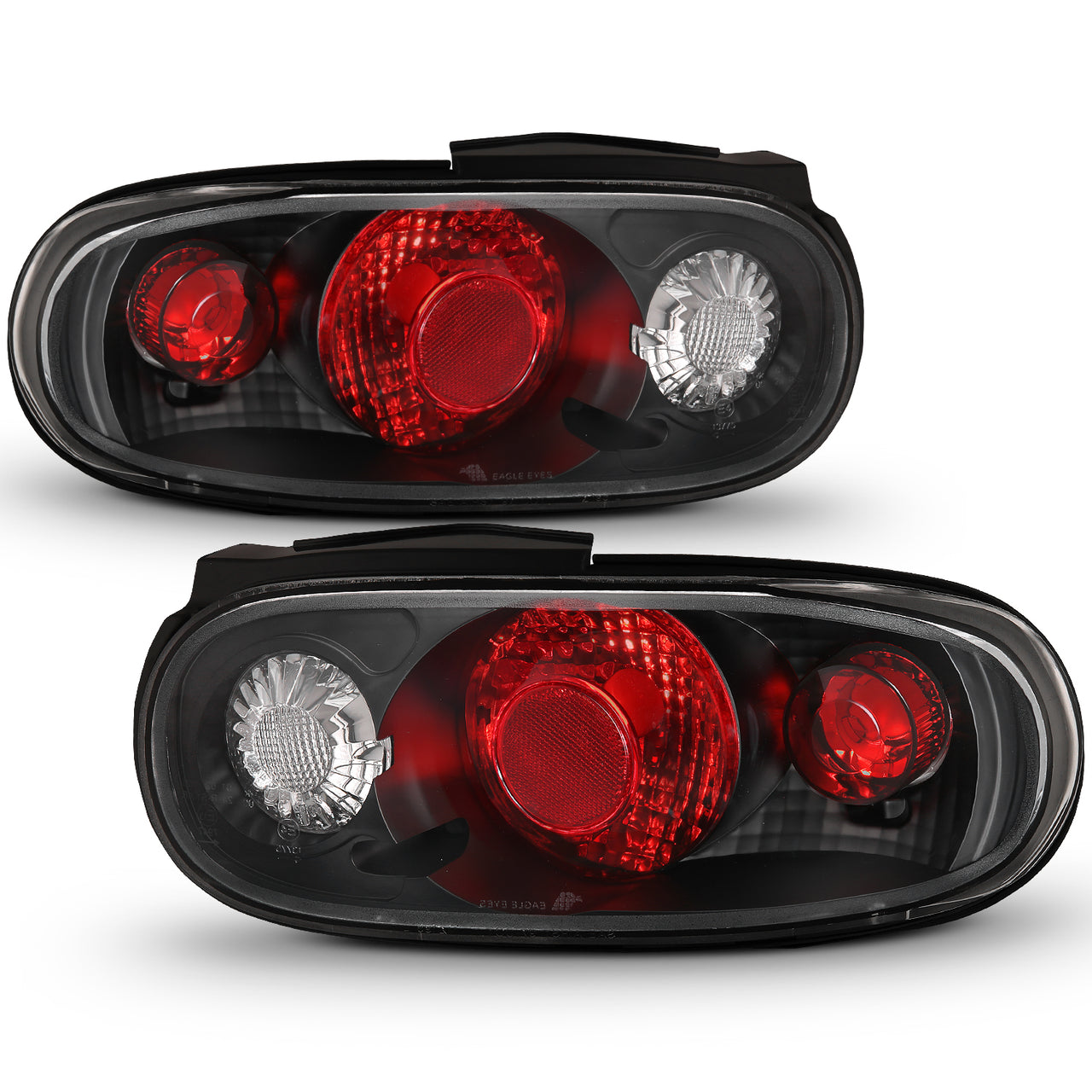 MAZDA MIATA 90-97 TAIL LIGHTS BLACK