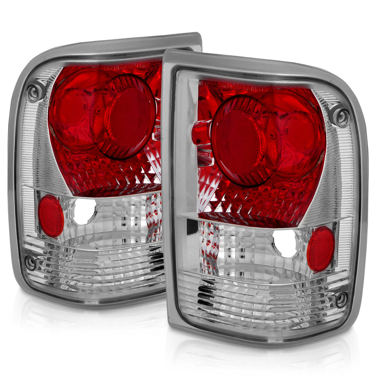 FORD RANGER 93-97 TAIL LIGHTS CHROME