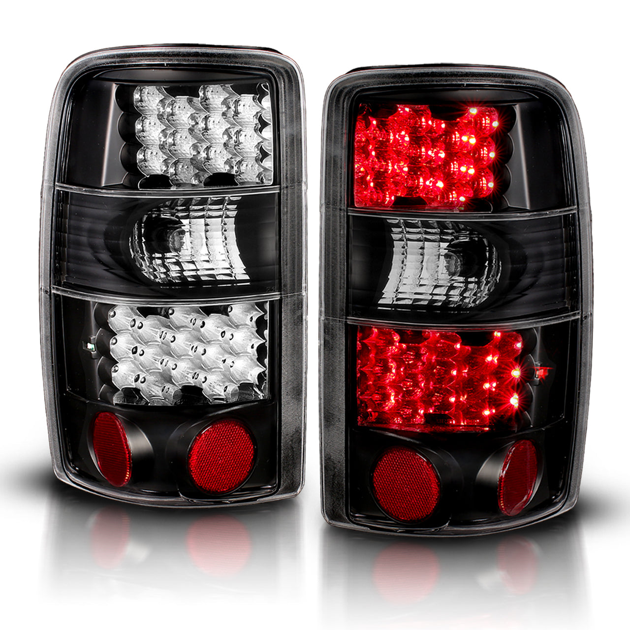 CHEVY TAHOE/SUBURBAN/GMC DENALI 00-06 LED TAIL LIGHTS BLACK