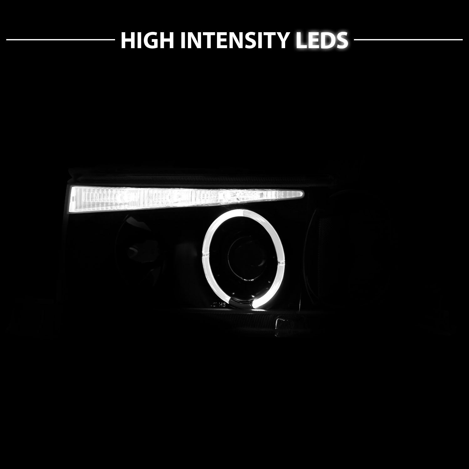 SCION XB 04-06 PROJECTOR HEADLIGHTS G2 HALO BLACK CLEAR AMBER
