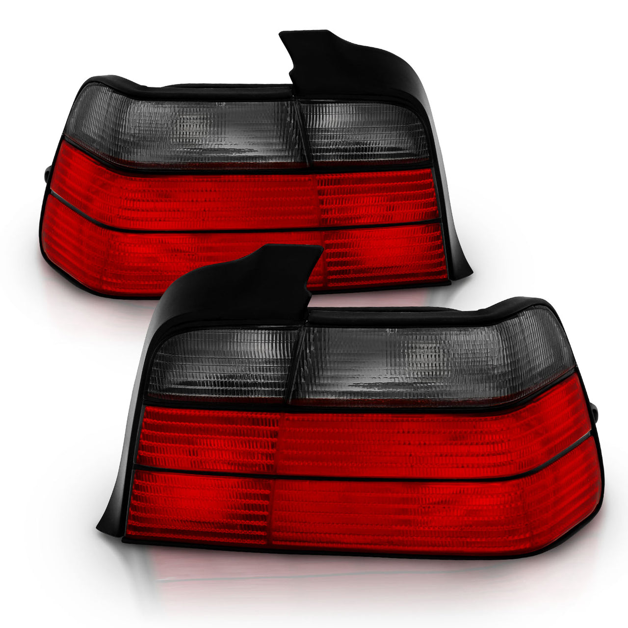BMW 3 SERIES E36 92-98 4DR TAIL LIGHTS RED/SMOKE