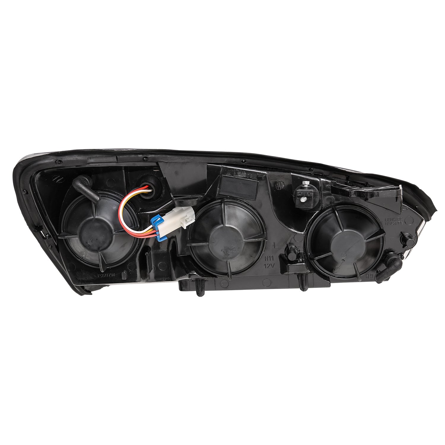 CHEVY MALIBU/MALIBU MAXX 04-07 HEADLIGHTS BLACK AMBER