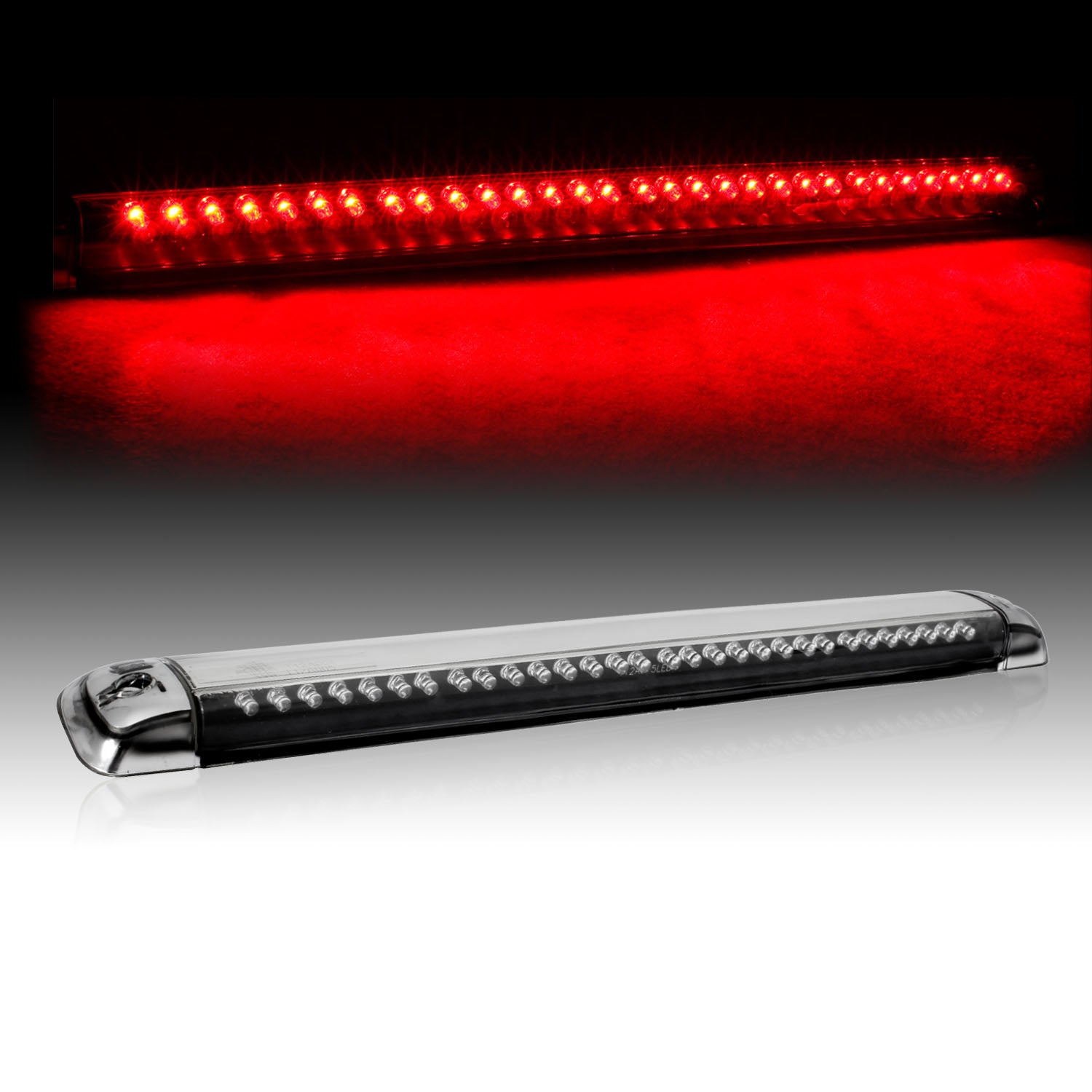 CHEVY FULL SIZE BLAZER 95-04/TAHOE 95-99/SUBURBAN 92-99/GMC YUKON 92-99/ HUMMER H2 02-05 3RD BRAKE LIGHT ALL CHROME (4DR Only)