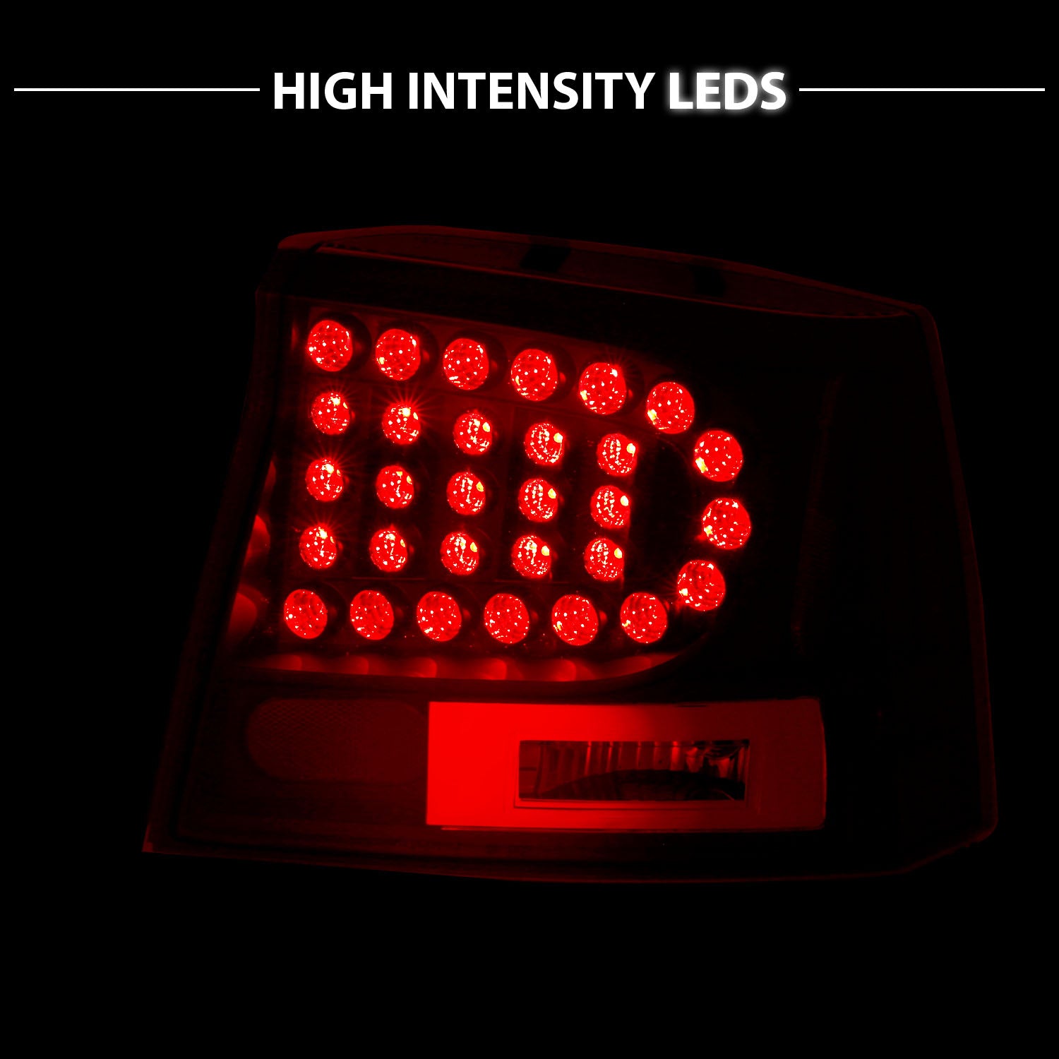 DODGE CHARGER 06-08 LED TAIL LIGHTS BLACK