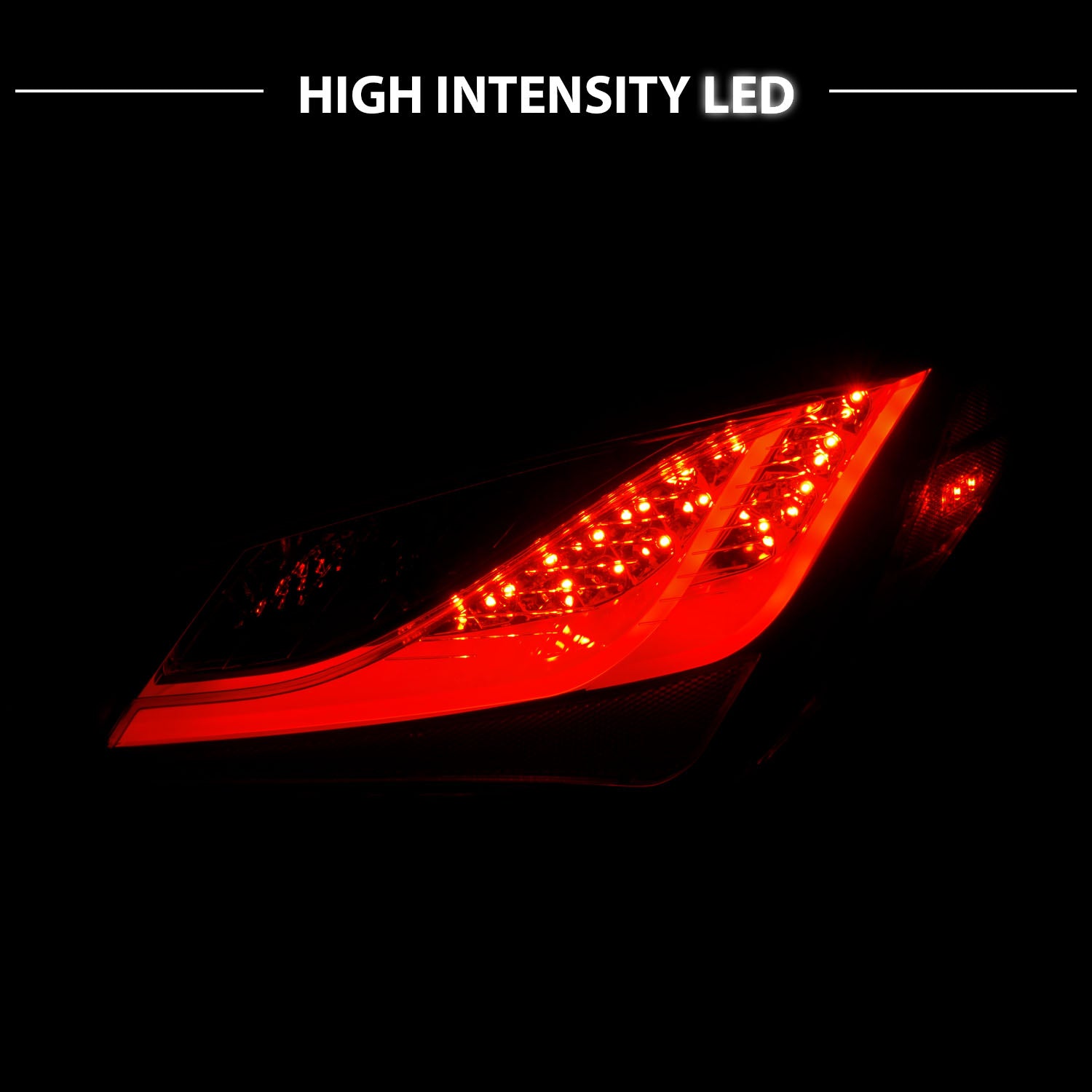 HYUNDAI GENESIS 10-13  2DR LED TAIL LIGHTS SMOKE