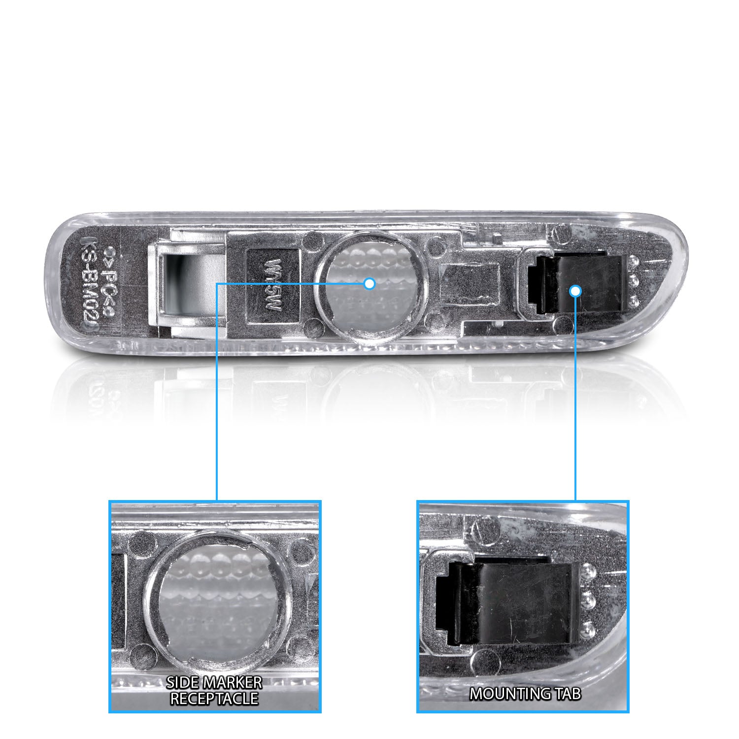 BMW 3 SERIES 99-01 SIDE MARKERS