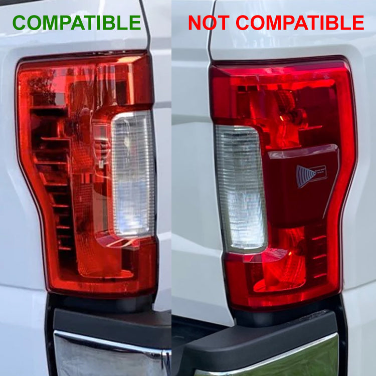 FORD F-250/F350/F450 17-UP LED TAIL LIGHTS BLACK HOUSE SMOKE LENS