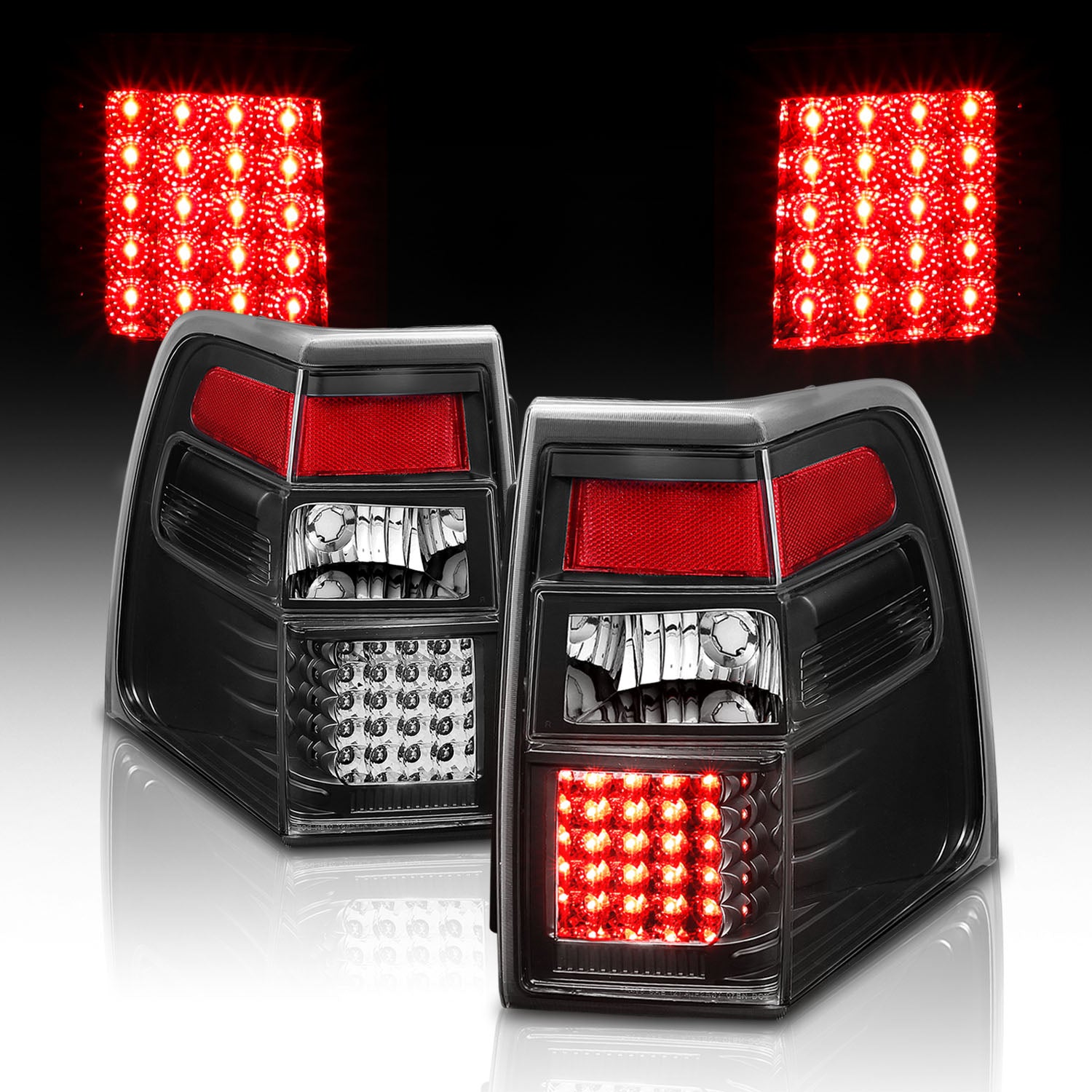 FORD EXPEDITION 07-UP LED TAIL LIGHTS BLACK