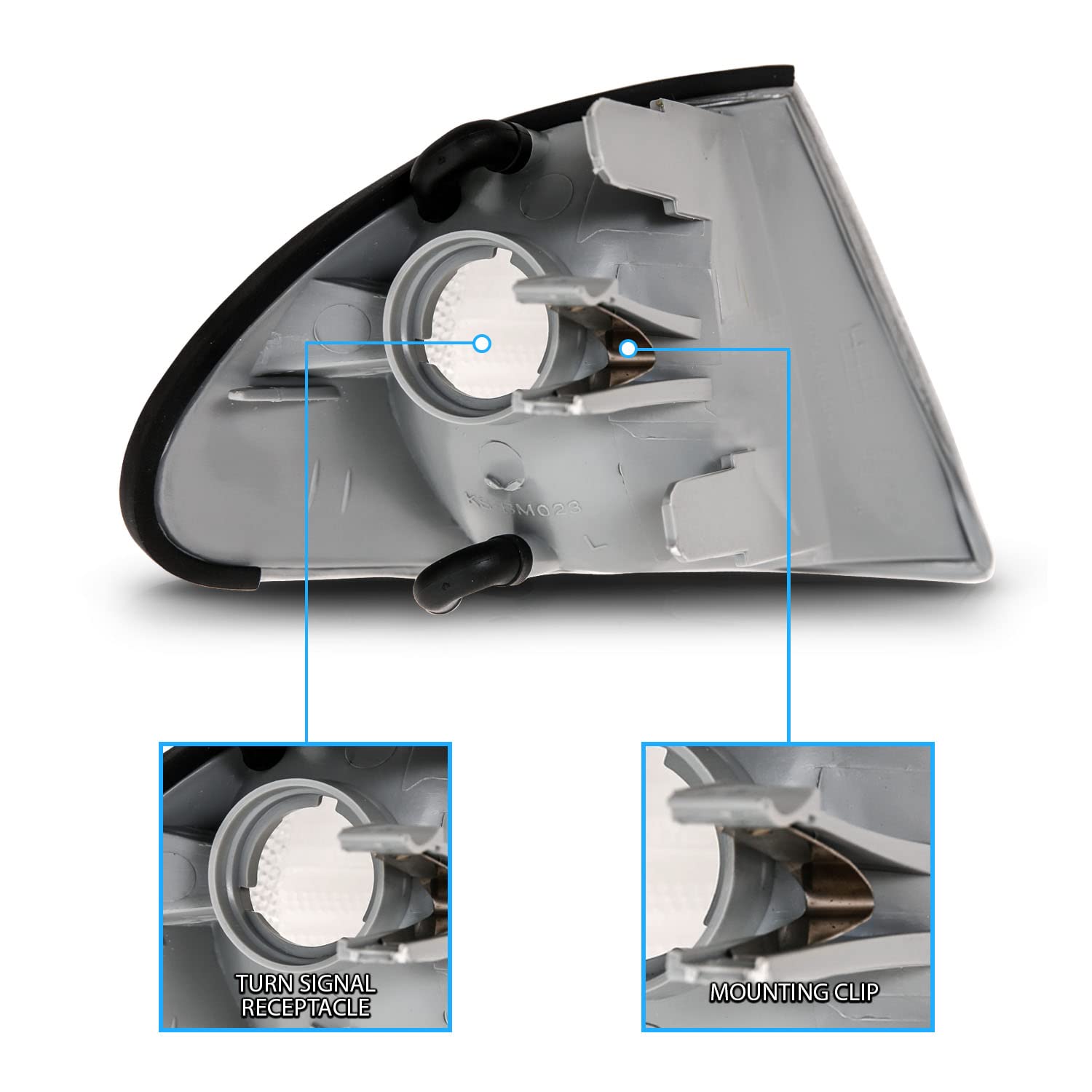 BMW 3 SERIES M3 99-01 4DR CORNER LIGHTS CLEAR