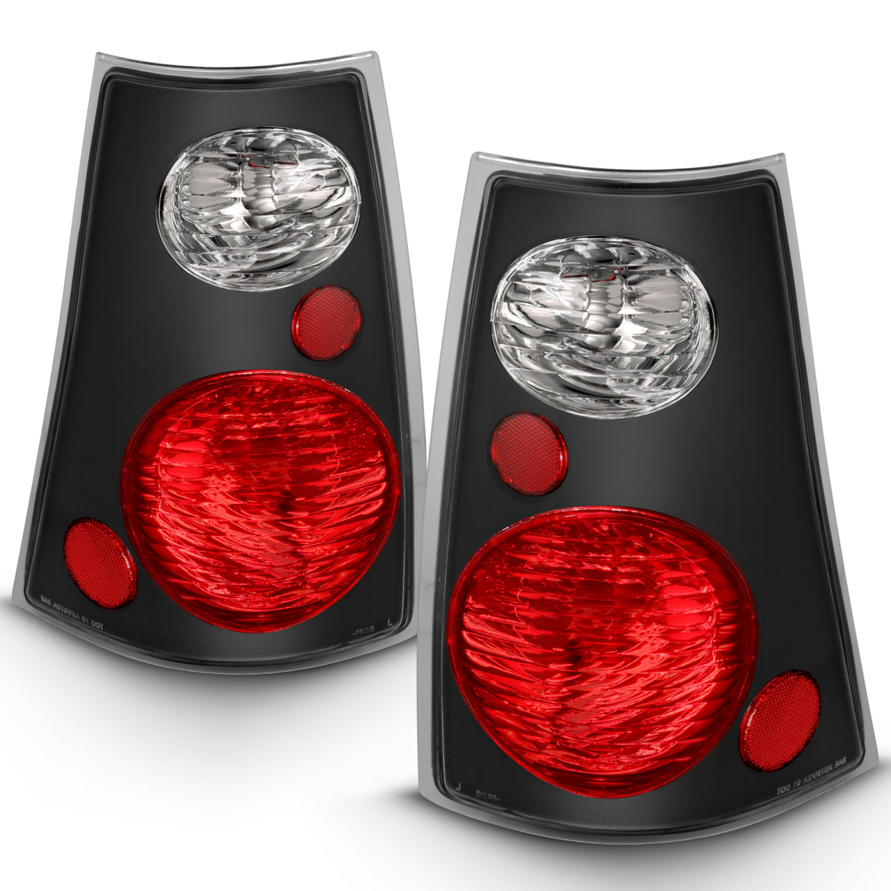 FORD EXPLORER SPORT TRAC 02-05 TAIL LIGHTS BLACK