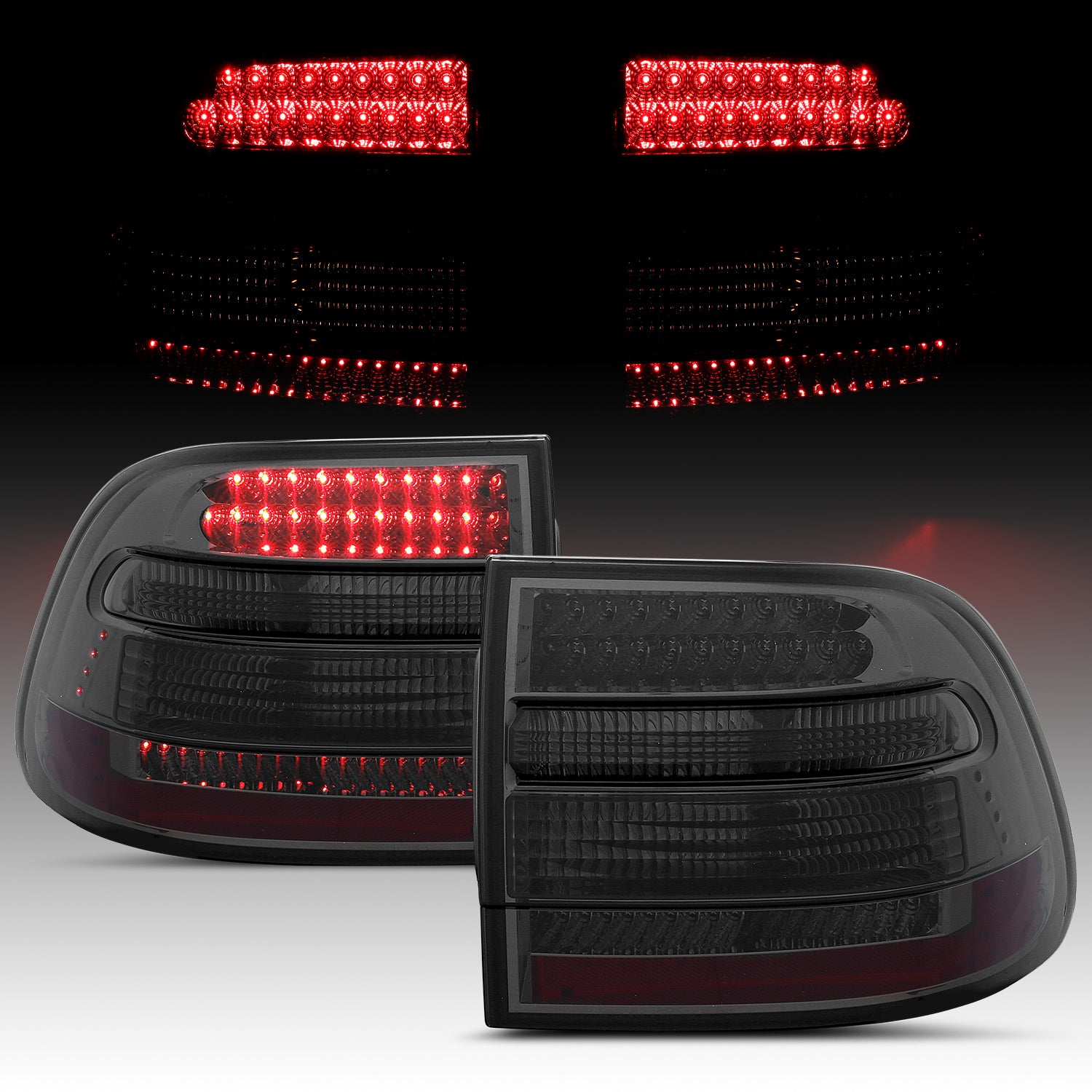 PORSCHE CAYENNE 03-06 LED TAIL LIGHTS SMOKE