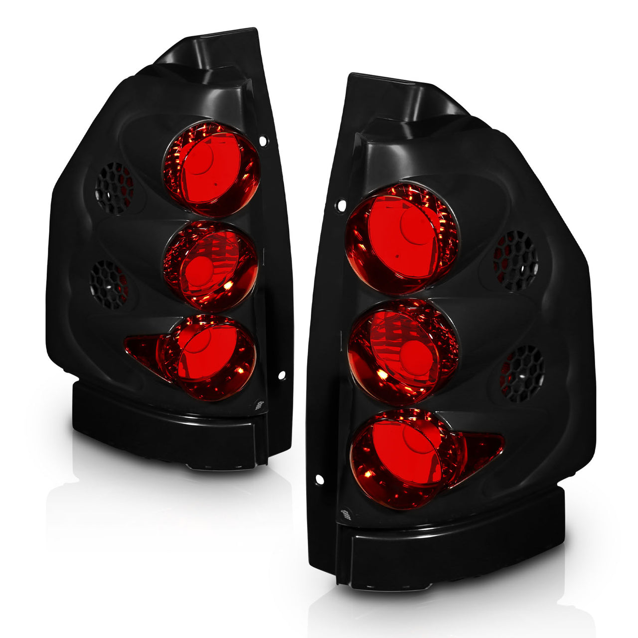 GMC ENVOY 02-05 TAIL LIGHTS BLACK