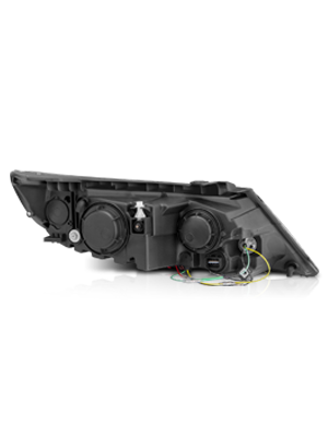 KIA SORENTO 2011 PROJECTOR HEADLIGHTS HALO BLACK CLEAR AMBER (RX HALO)