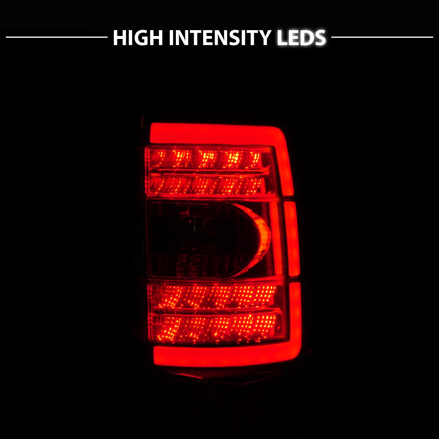 CHEVY TAHOE/SUBURBAN/GMC DENALI 00-06 LED TAIL LIGHTS RED/CLEAR LENS CHROME HOUSING