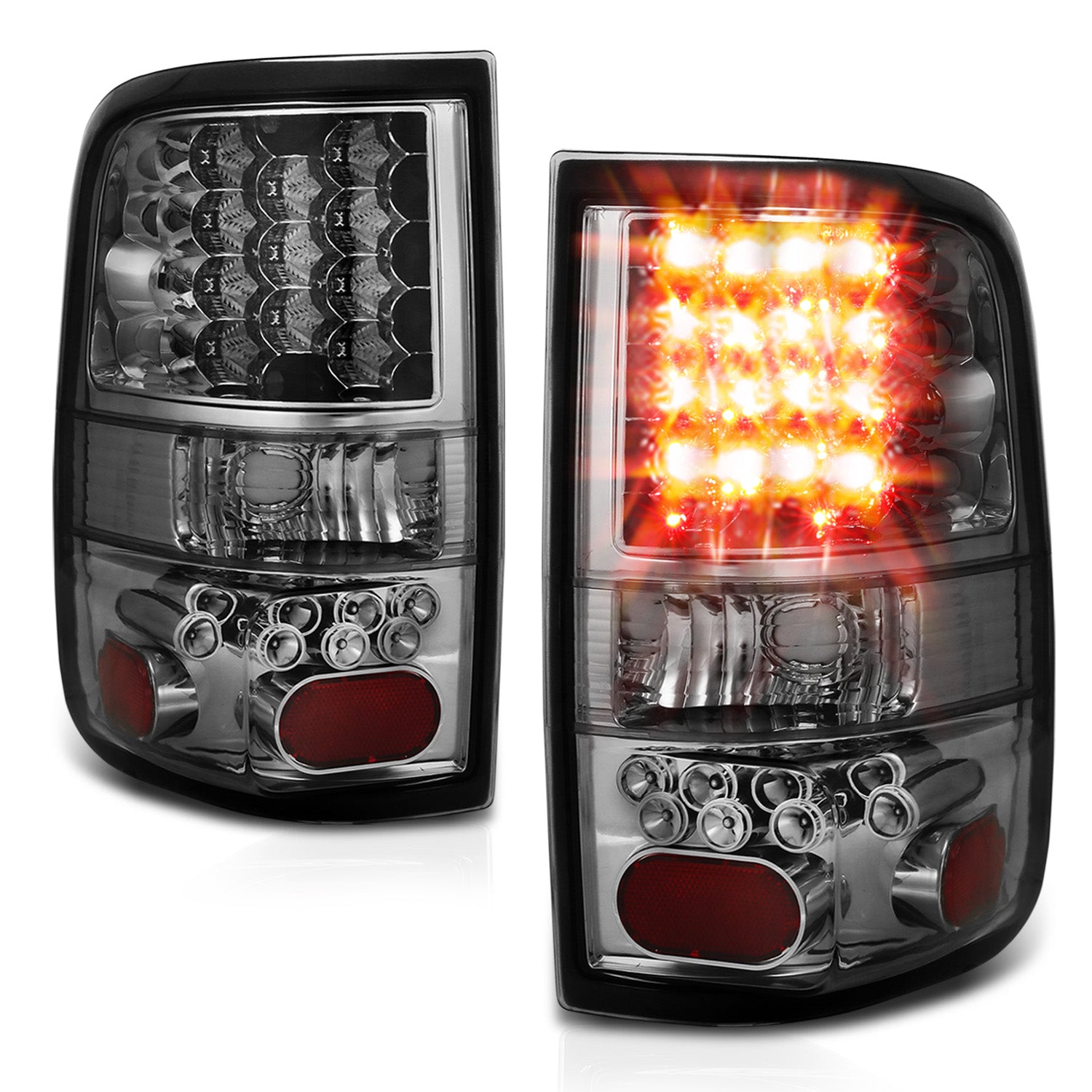 FORD F-150 04-06 LED TAIL LIGHTS SMOKE
