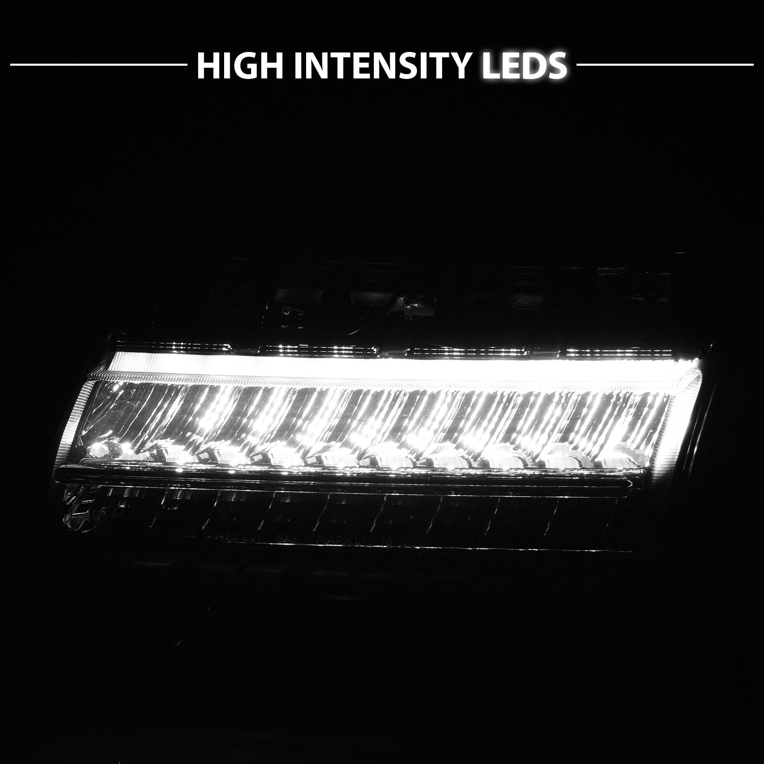 JEEP WRANGLER 10-21 LED SIDE MARKERS SMOKE LENS (SEQUENTIAL SIGNAL) (FOR LOW CONFIGURED)