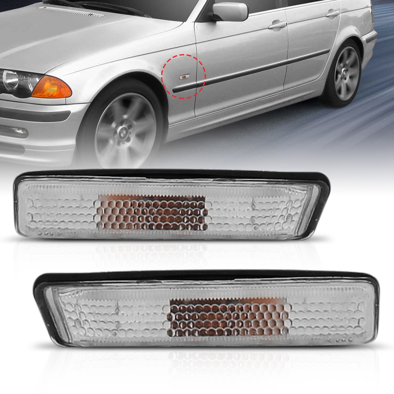 BMW 3 SERIES 97-98 SIDE MARKERS