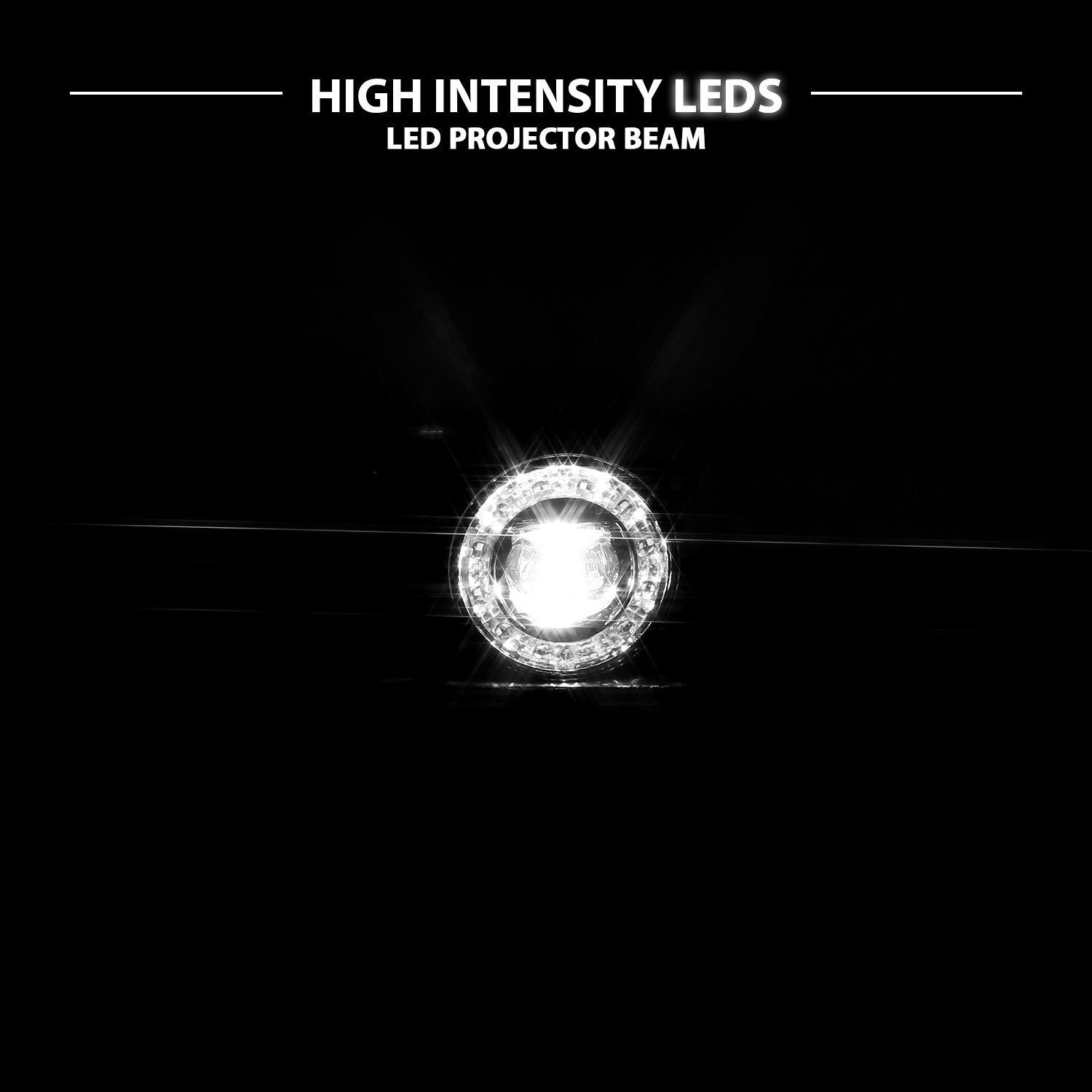 LED FOG LIGHTS FOR NISSAN, RENAULT, CITROEN, FORD AND HONDA. WITH TWO FUNCTIONS: FOG LIGHTS &ANGEL EYE (3*3W CREE LED)