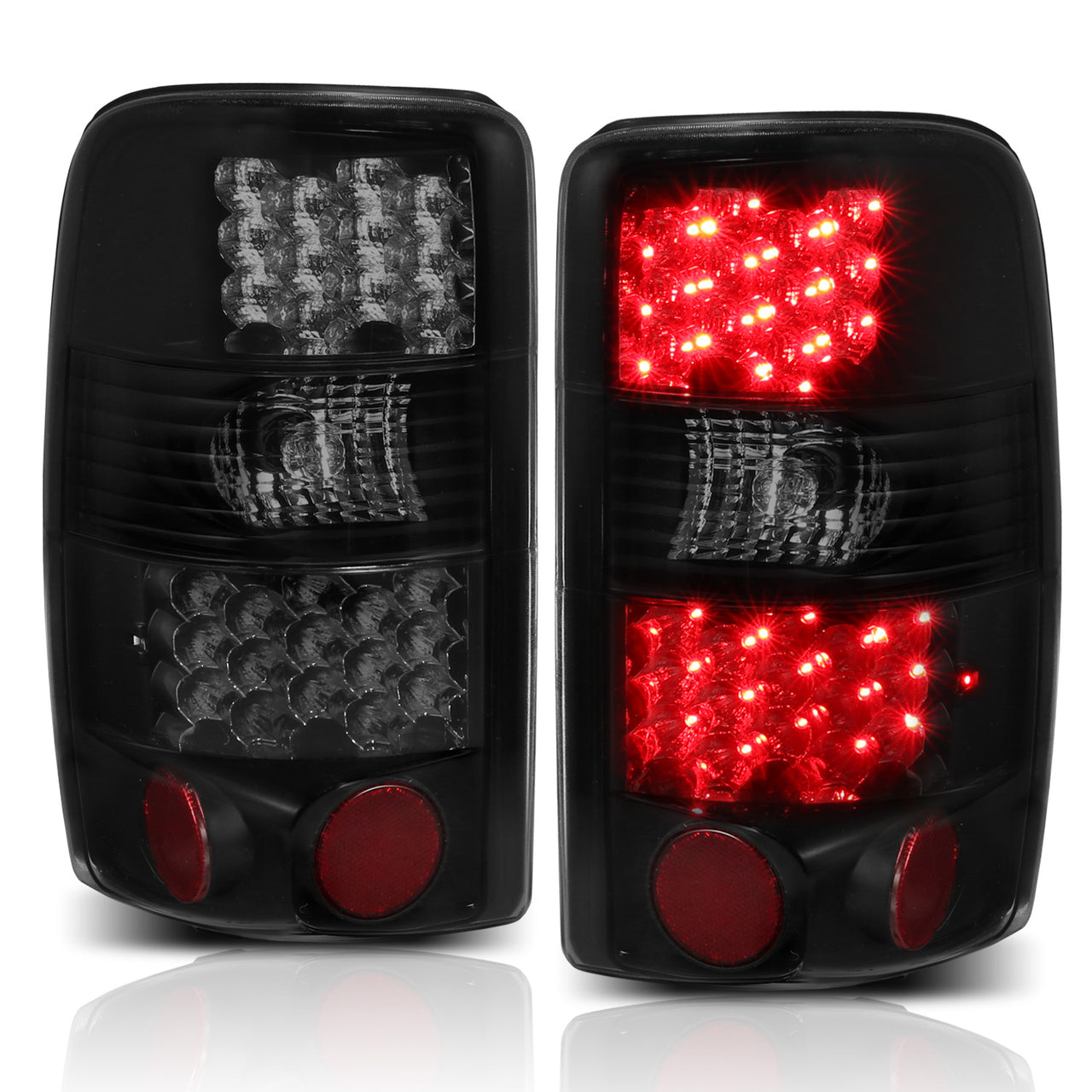 CHEVY TAHOE/SUBURBAN/GMC DENALI 00-06 LED TAIL LIGHTS DARK SMOKE