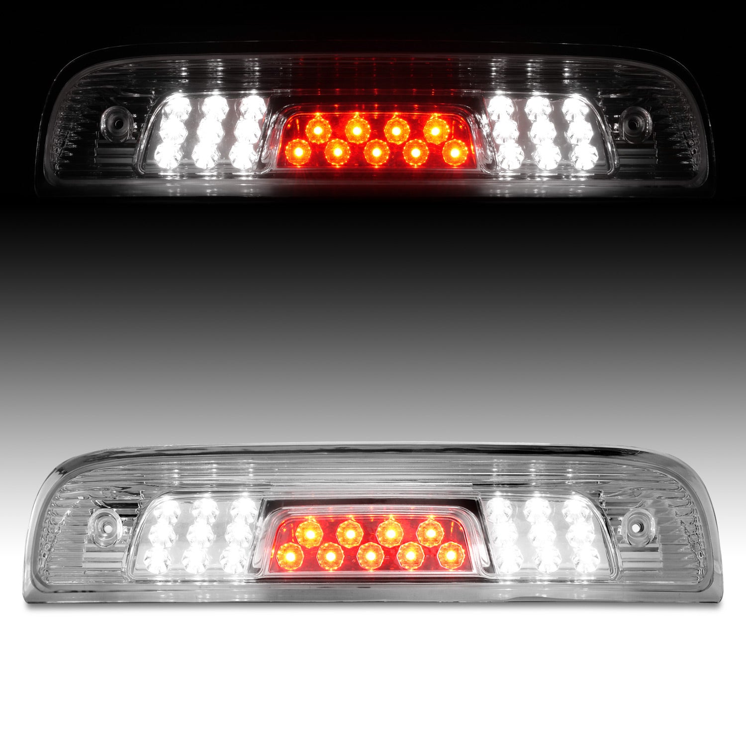 CHEVY SILVERADO 2014 3RD Brake Light (Clear Cover/Chrome Base)