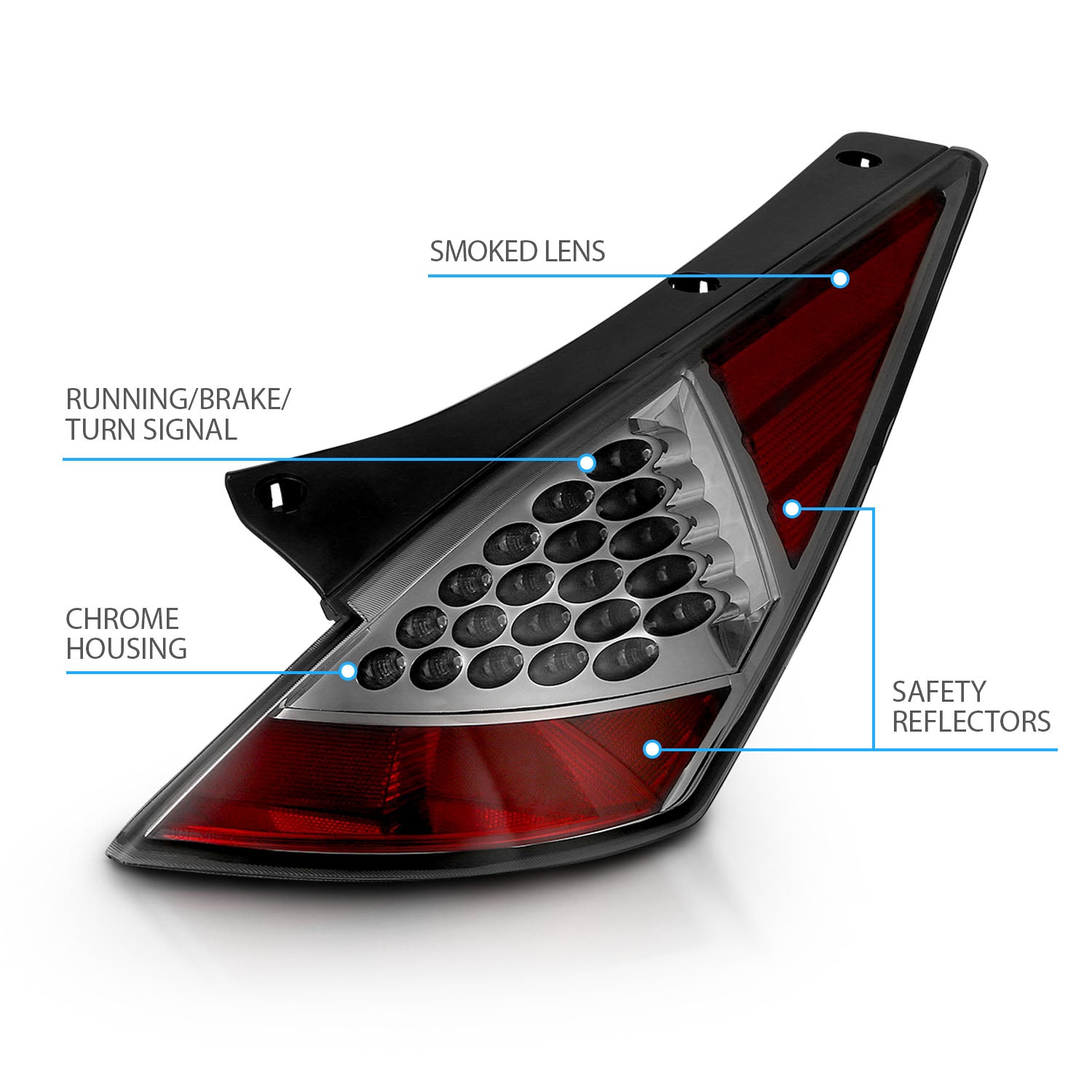 NISSAN 350Z 03-06 LED TAIL LIGHTS SMOKE