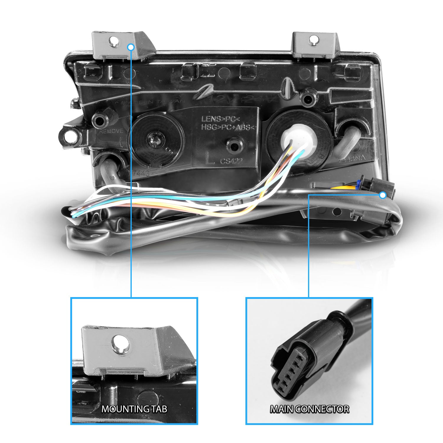JEEP WRANGLER 18-21 / GLADIATOR 20 LED SIDE MARKERS SMOKE  (SEQUENTIAL SIGNAL) (FOR HIGH CONFIGURED)