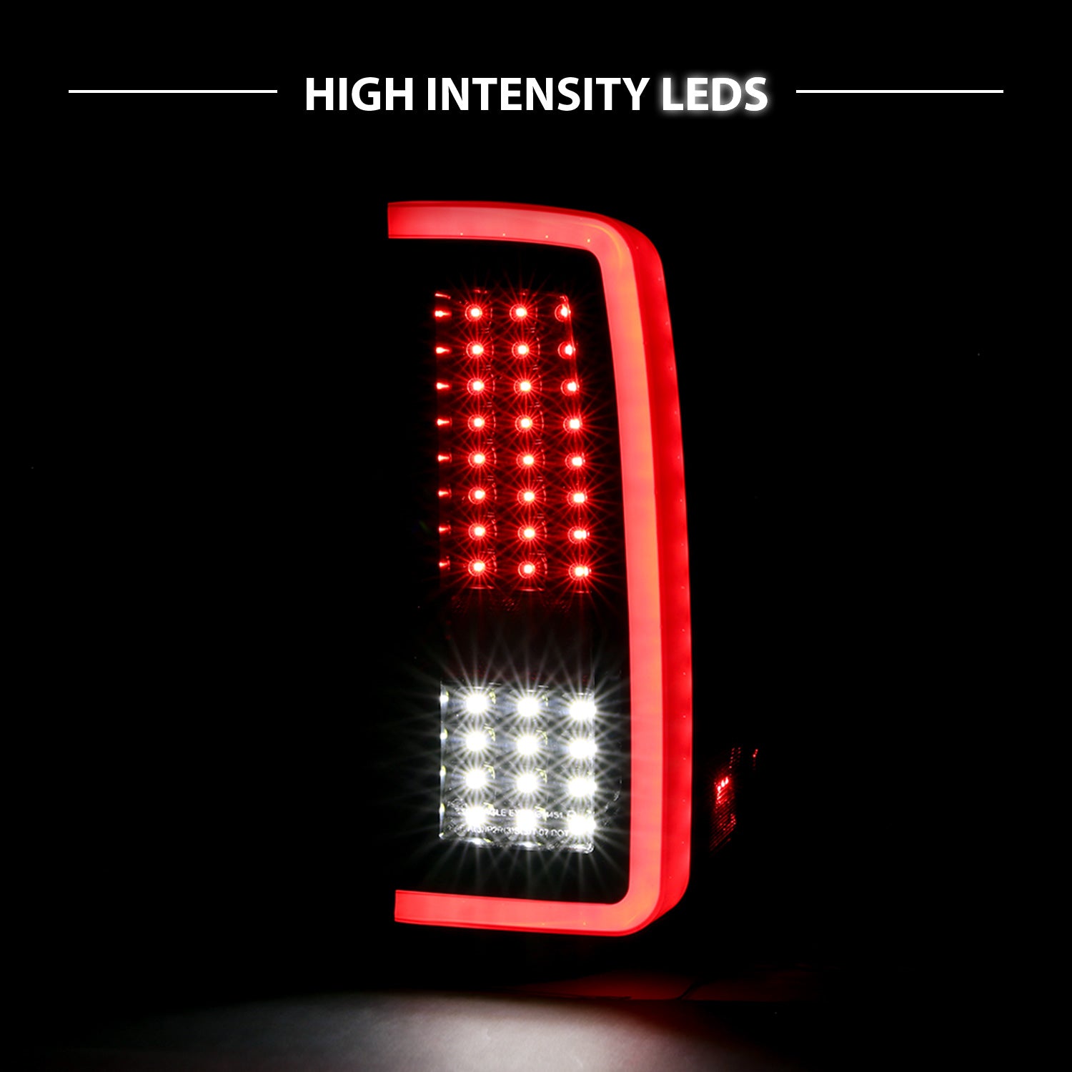 CHEVY SILVERADO 1500/2500/3500 07-10/HYBRID 09/GMC SIERRA 07-09 LED TAIL LIGHTS G2 BLACK