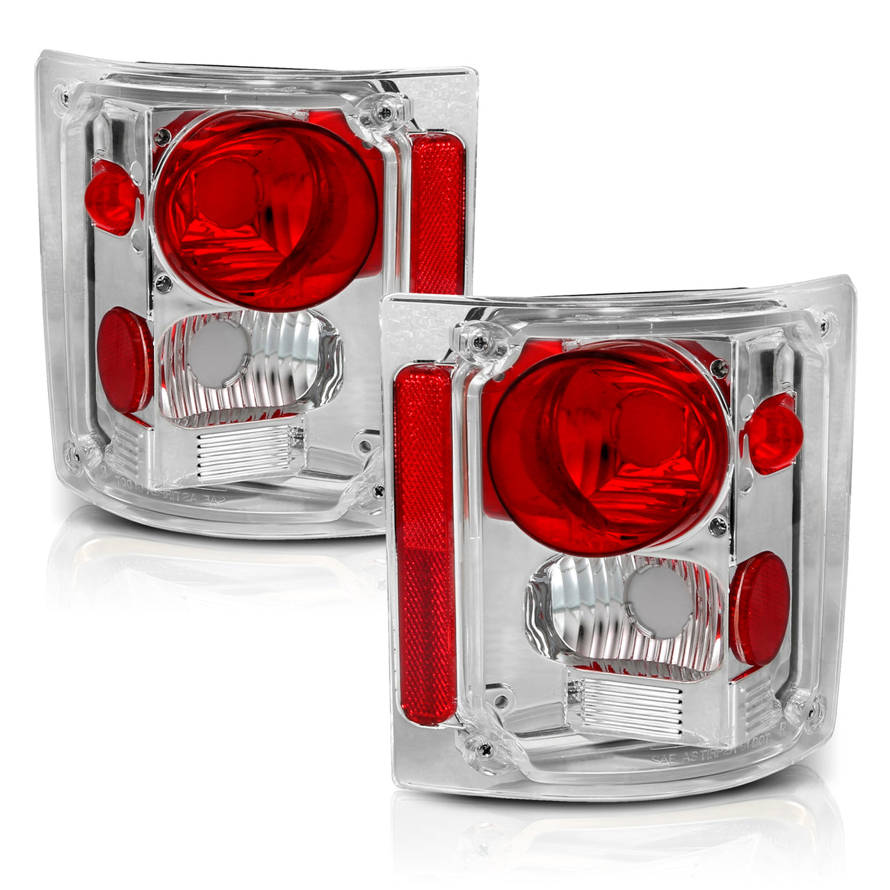 CHEVY FULLSIZE 73-87 TAIL LIGHTS CHROME