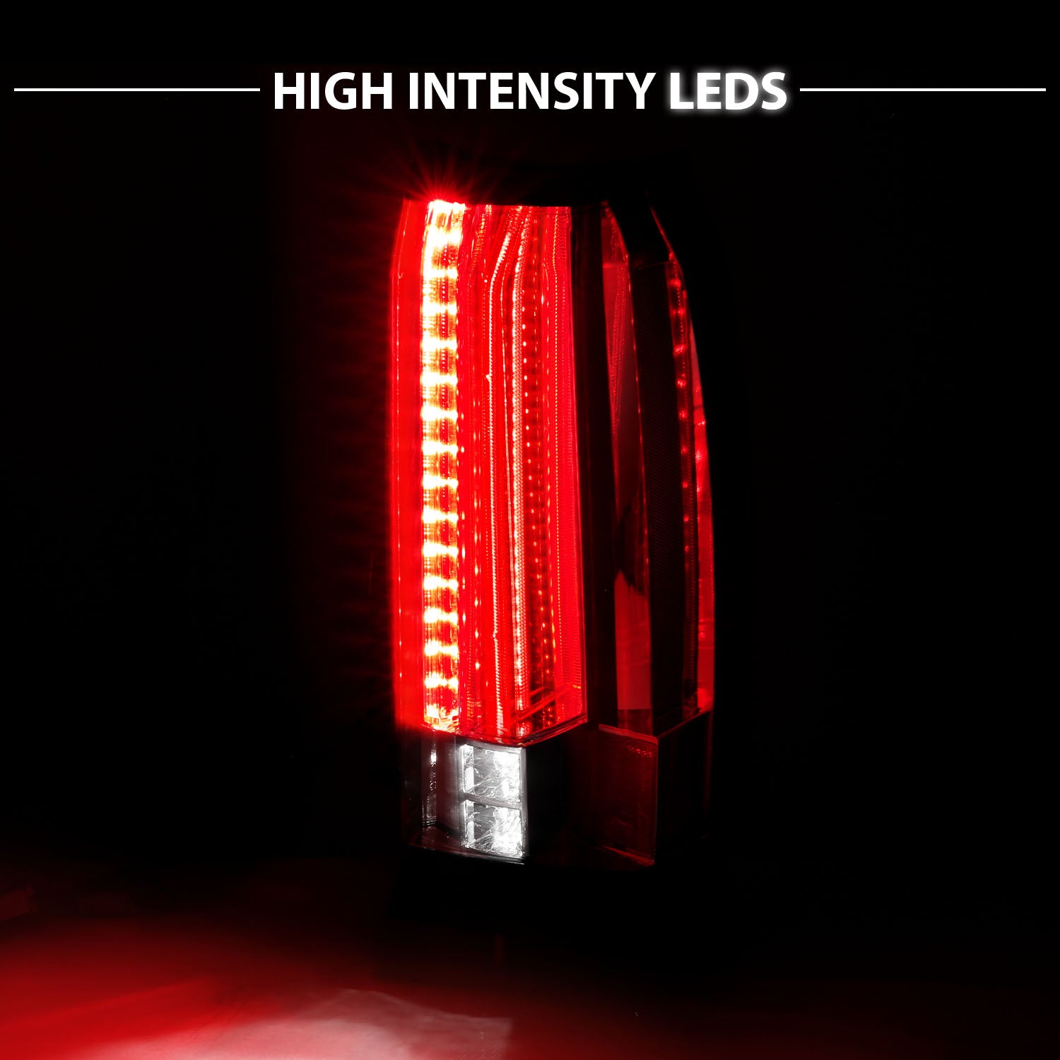 CHEVY TAHOE/SUBURBAN 15-17 LED TAIL LIGHTS ALL CHROME