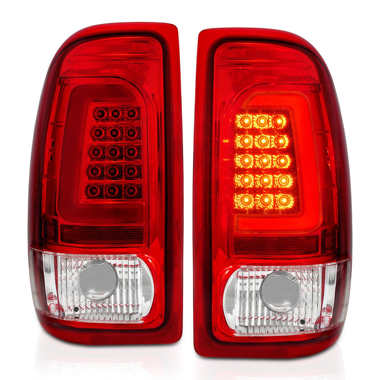 DODGE DAKOTA 97-04 L.E.D T.L RED LENS W/ C LIGHT BAR