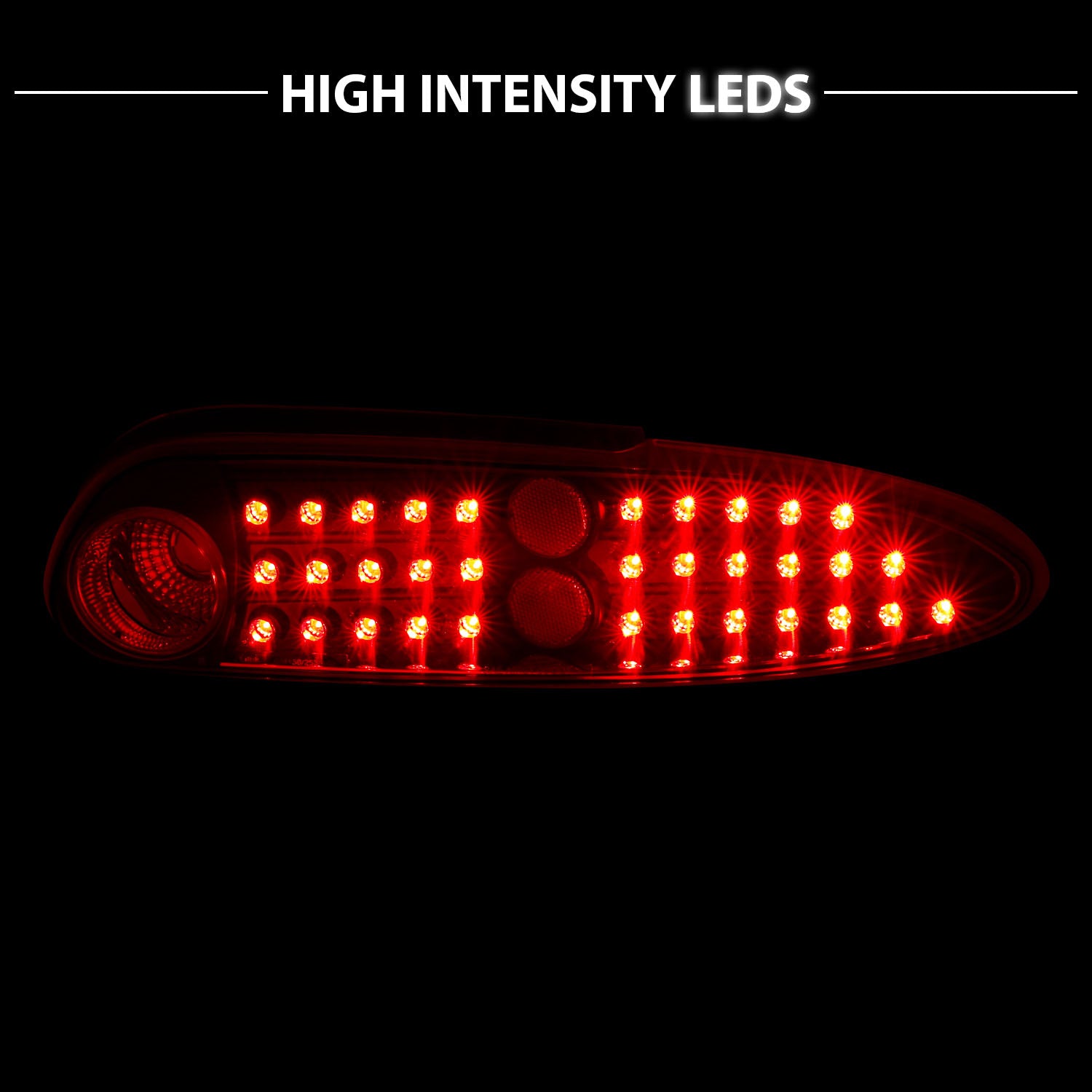 CHEVY CAMARO 93-02 LED TAIL LIGHTS BLACK