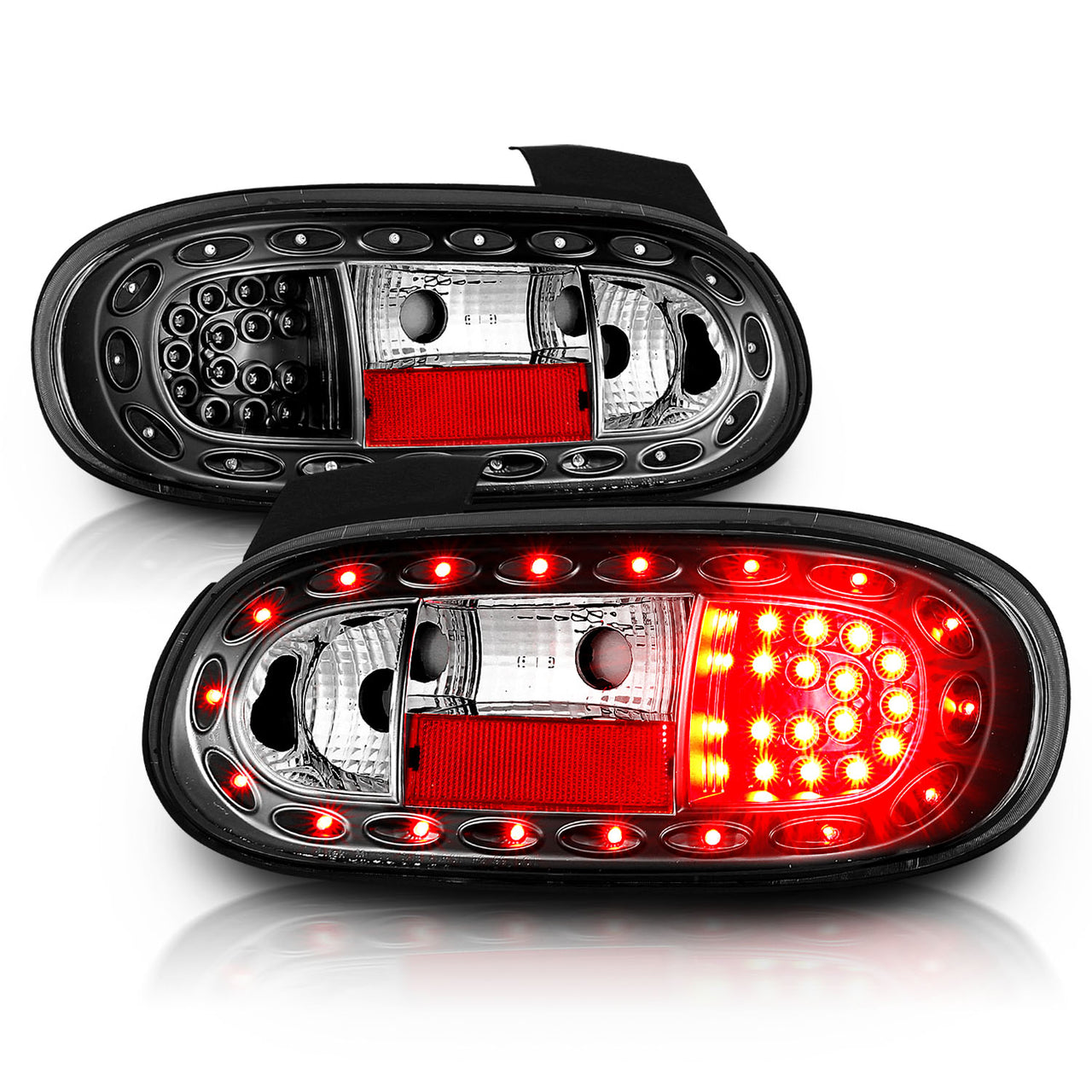 MAZDA MIATA 98-05 LED TAIL LIGHTS BLACK