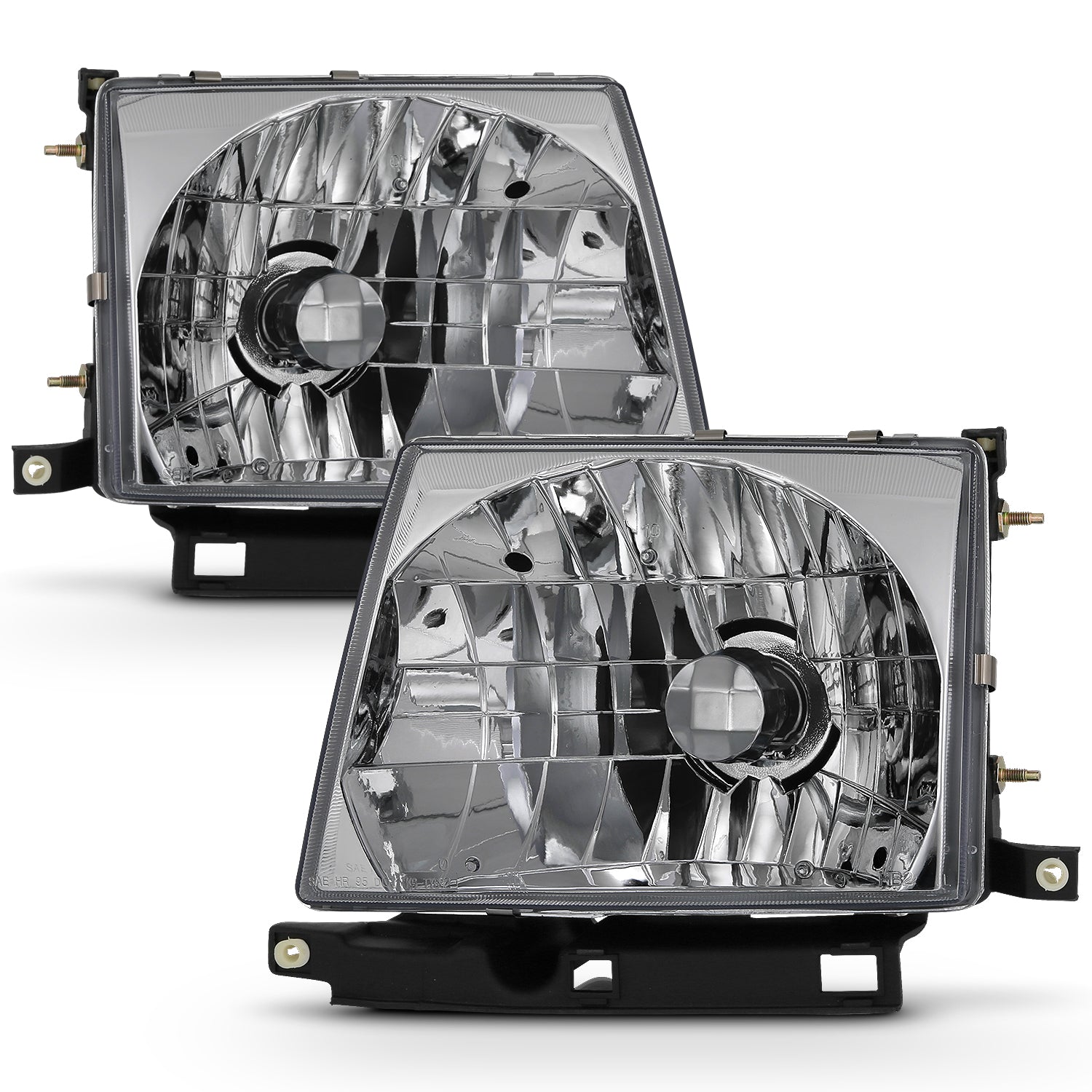 TOYOTA TACOMA 97-00 HEADLIGHTS CHROME