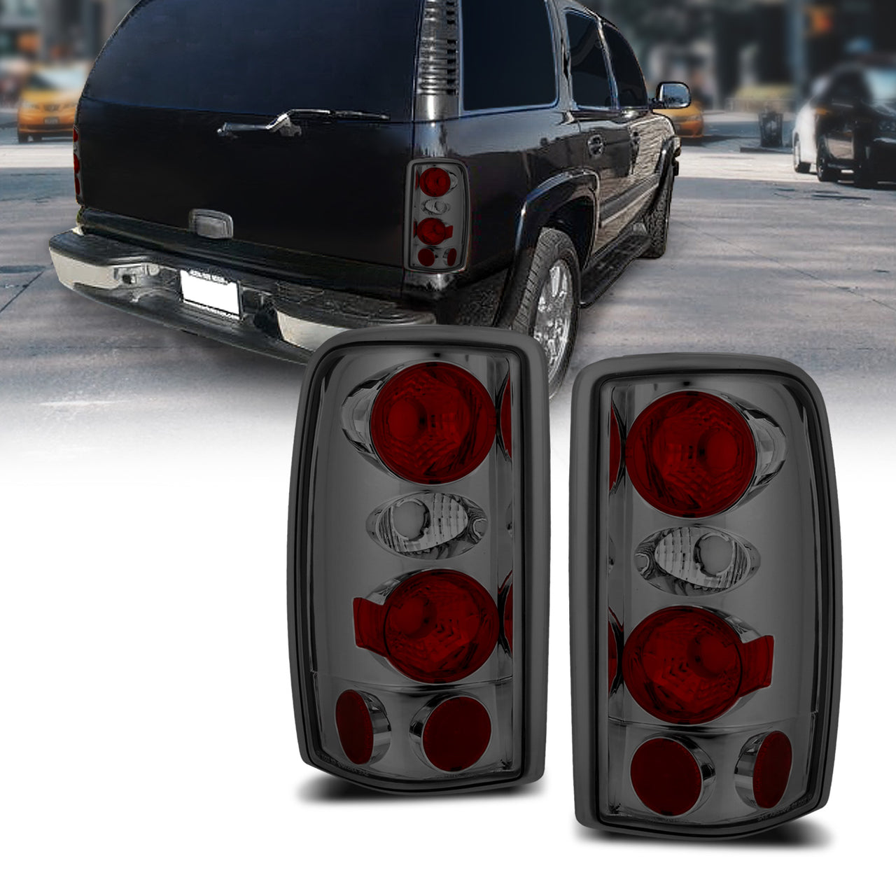 CHEVY SUBURBAN/TAHOE 00-06 TAIL LIGHTS SMOKE