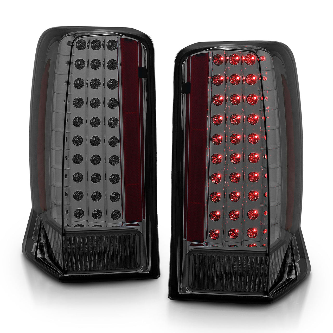 CADILLAC ESCALADE 02-06/ESCALADE ESV 03-06 LED TAIL LIGHTS SMOKE (W/O CAP)