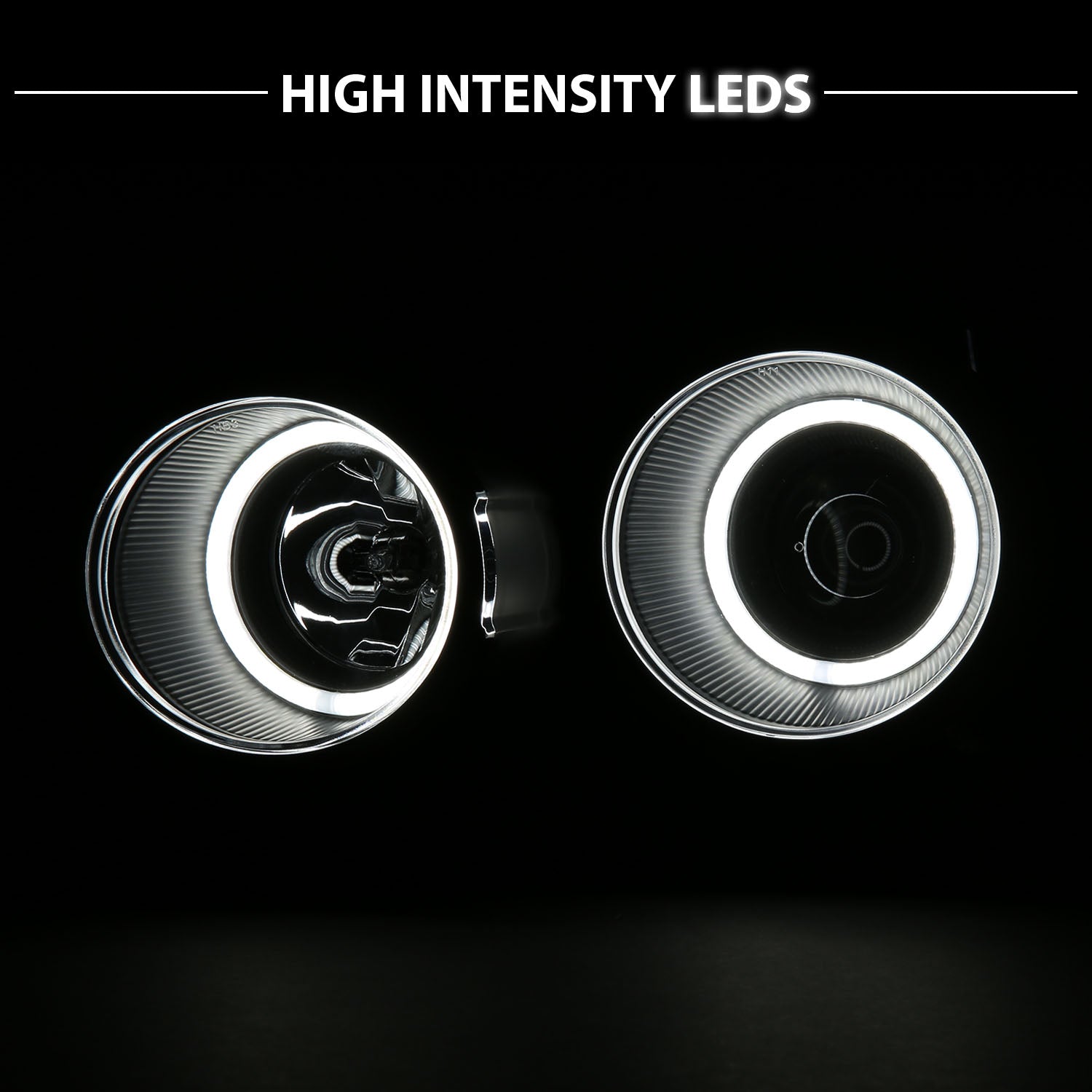CHEVY SONIC 12-13 4D/HATCHBACK PROJECTOR HALO HEADLIGHTS BLACK CLEAR AMBER (RX HALO)