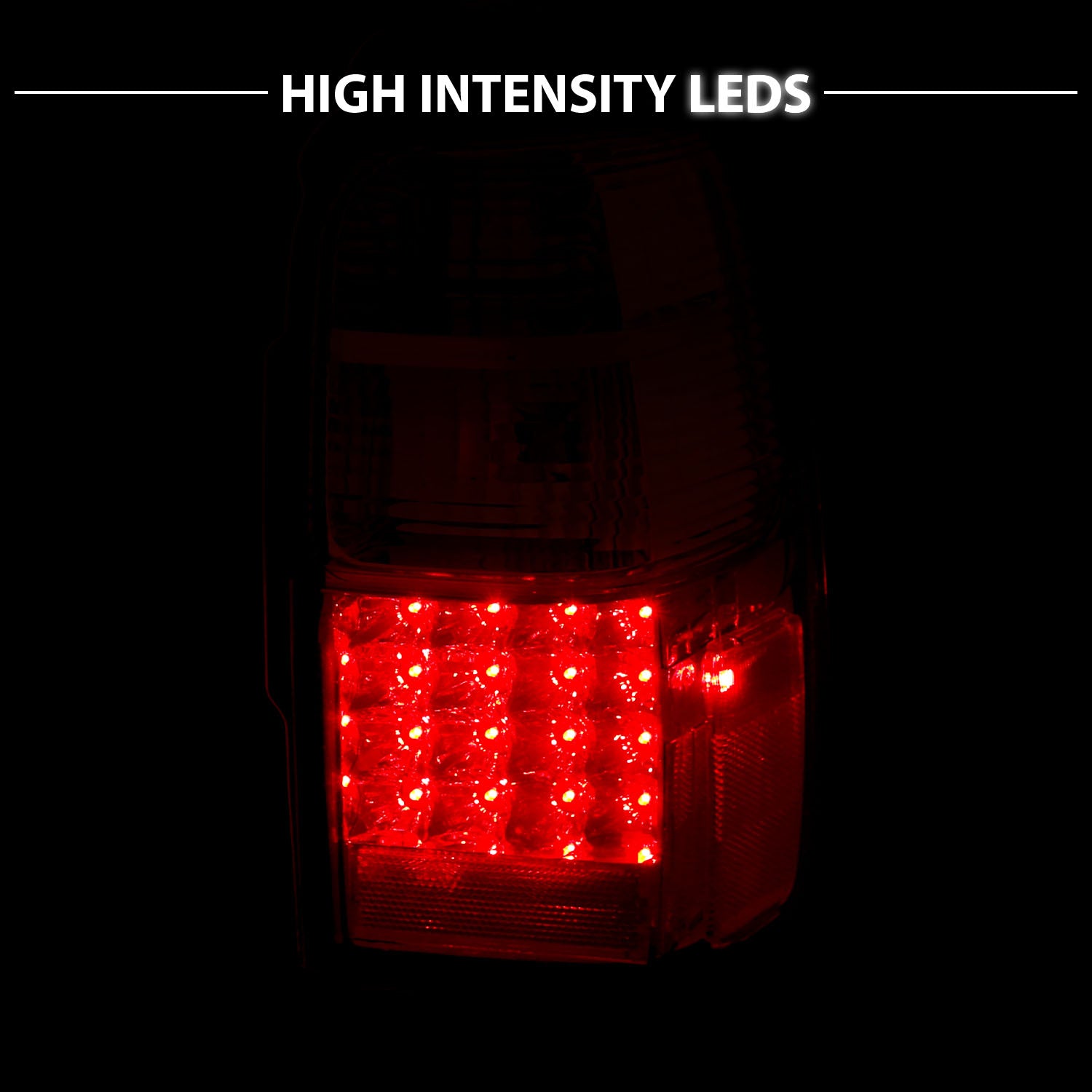 TOYOTA 4 RUNNER 01-02 LED TAIL LIGHTS RED/CLEAR