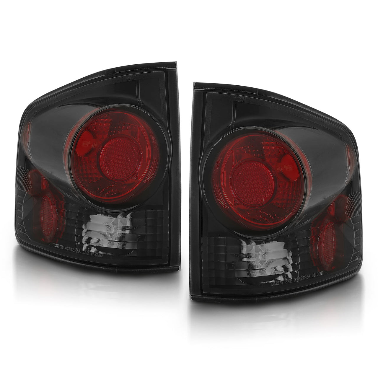 CHEVY S-10/GMC SONOMA 94-04 TAIL LIGHTS 3D STYLE DARK SMOKE