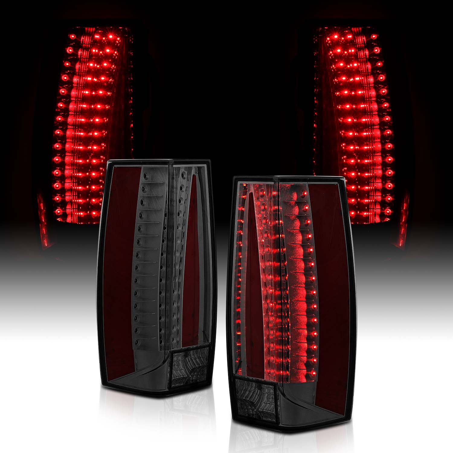 CHEVY TAHOE/SUBURBAN/YUKON/YUKON XL 07-10 LED G5 TAIL LIGHTS SMOKE (ESCALADE LOOK)