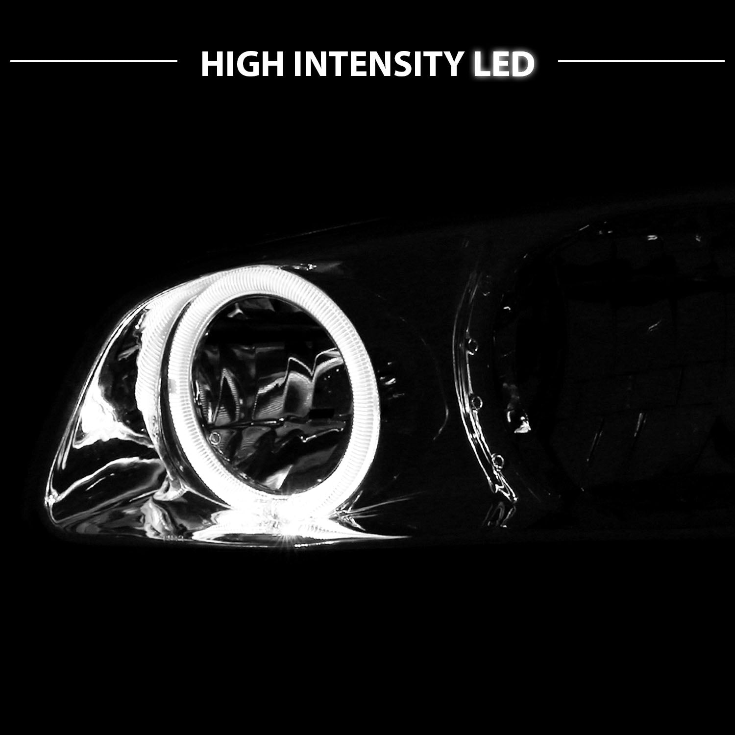 TOYOTA CAMRY 00-01 HEADLIGHTS HALO CHROME