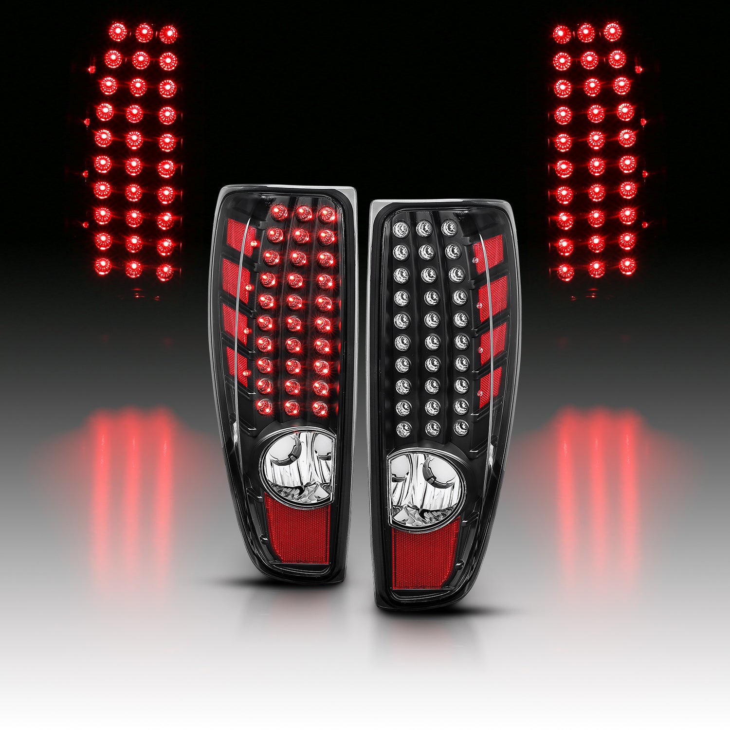 CHEVY COLORADO 04-12 / GMC CANYON 04-12  LED TAIL LIGHTS BLACK