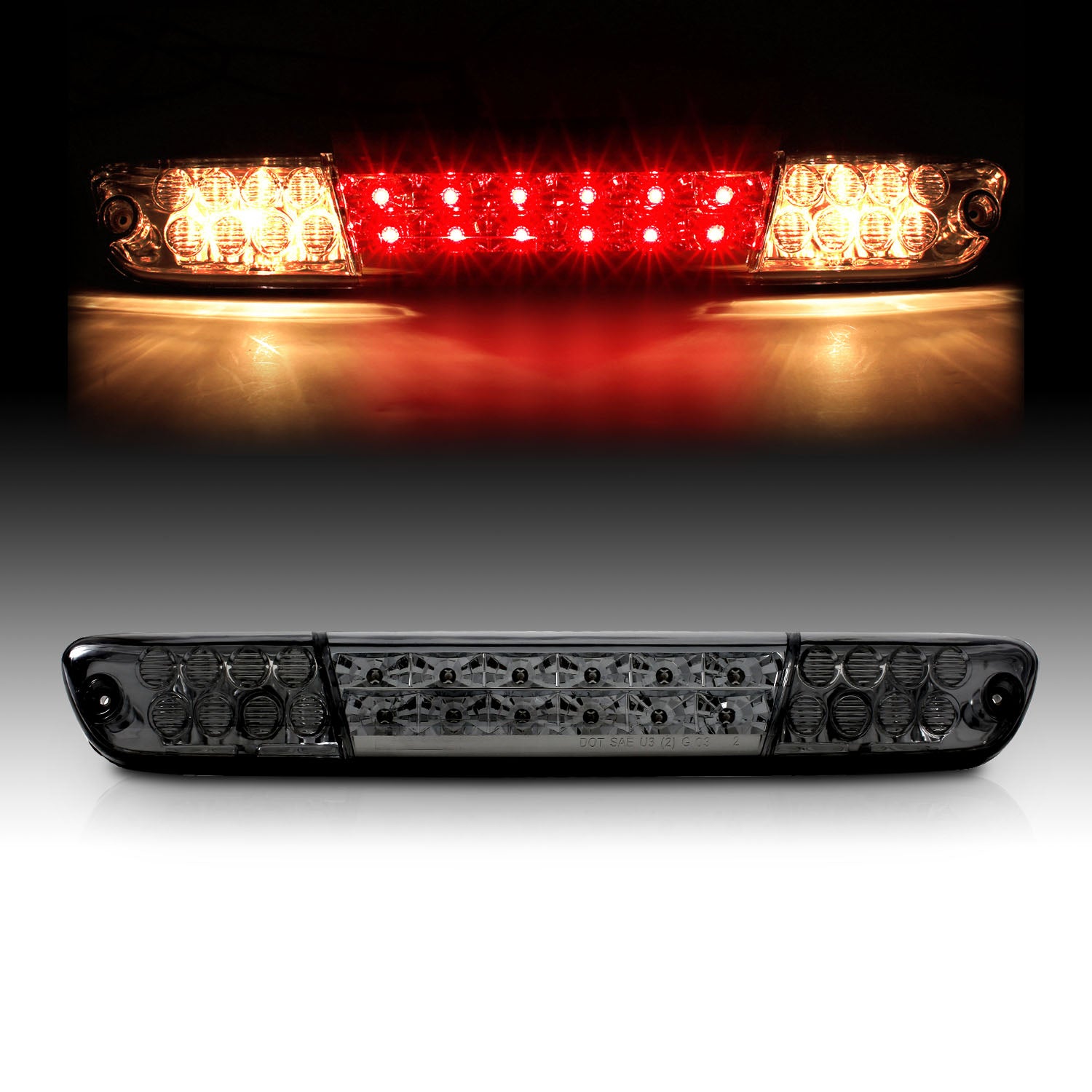 CHEVY COLORADO 04-08 LED 3RD BRAKE LIGHT SMOKE