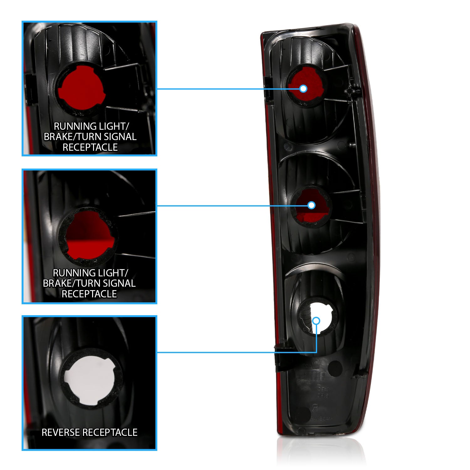CHEVY COLORADO/GMC CANYON 04-12 TAIL LIGHTS RED/SMOKE