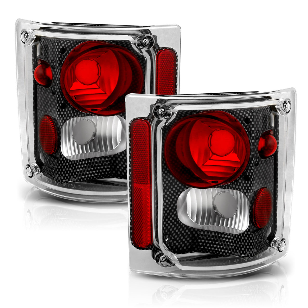 CHEVY FULLSIZE 73-87 TAIL LIGHTS CARBON