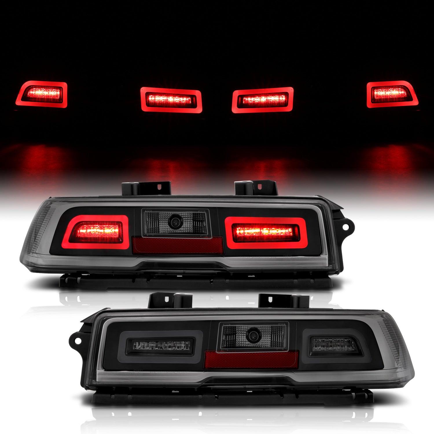 CHEVY CAMARO 14-UP LED TAIL LIGHTS SMOKE