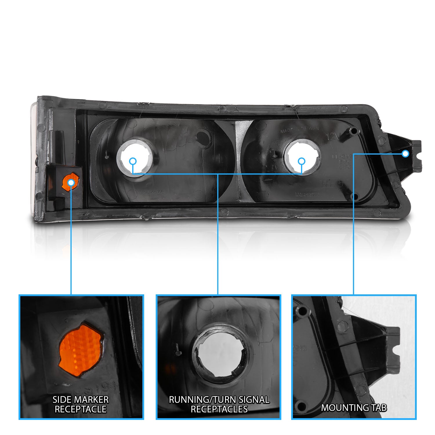 CHEVY SILVERADO 03-06 SIGNAL LIGHTS AMBER