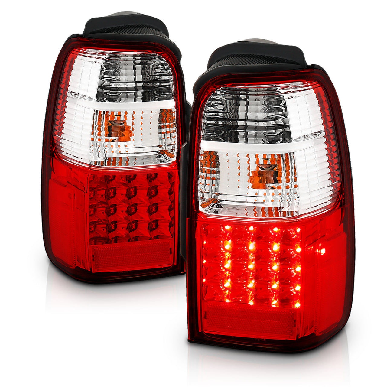 TOYOTA 4 RUNNER 01-02 LED TAIL LIGHTS RED/CLEAR