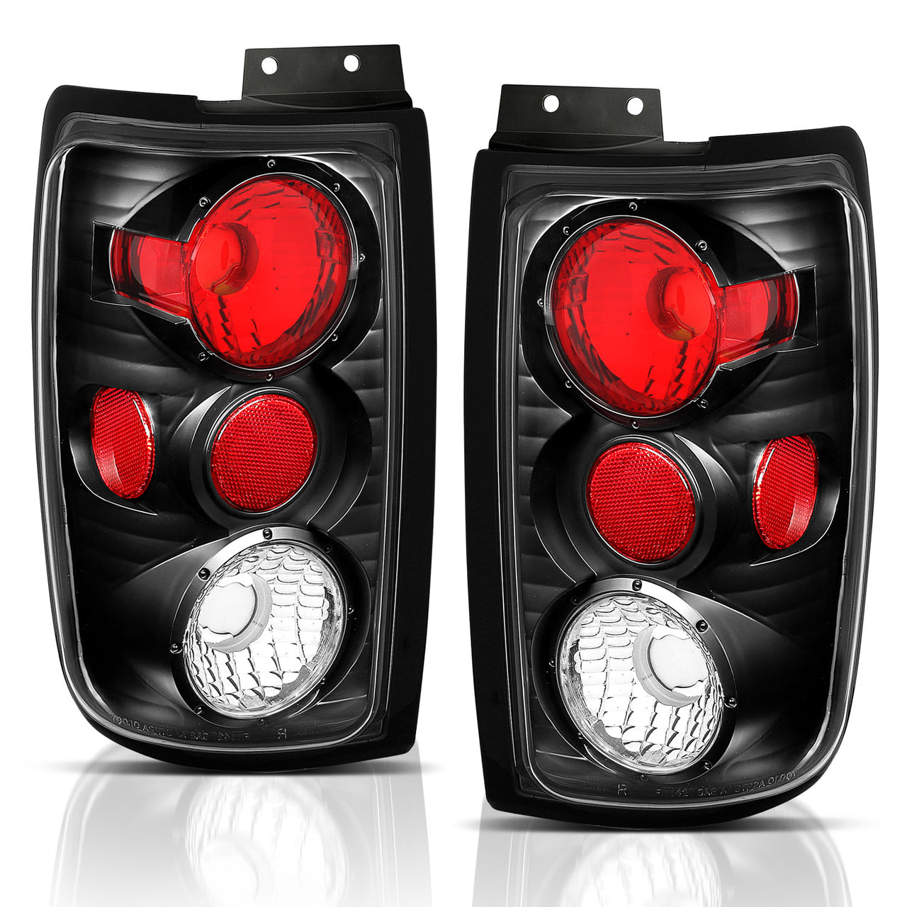 FORD EXPEDITION 97-02 TAIL LIGHTS G2 BLACK