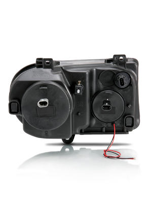 CHRYSLER 300C 05-UP PROJECTOR HEADLIGHTS G2 HALO LED BLACK (RX HALO) (W/O HID KITS) (OEM HID COMPATIBLE)